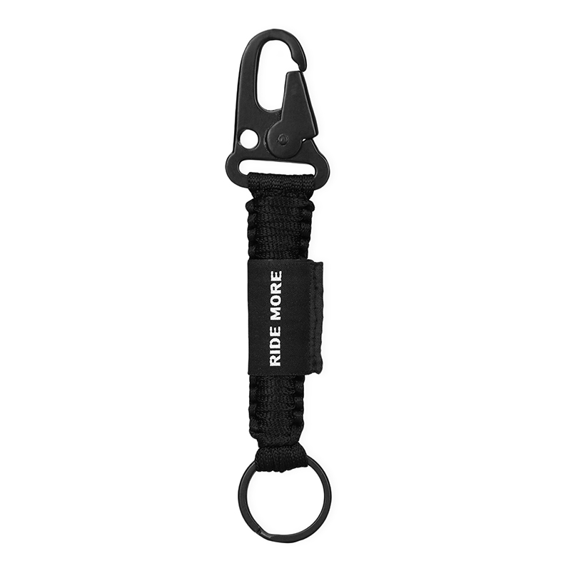 라이드모어 브레이디드 블랙 키체인-1